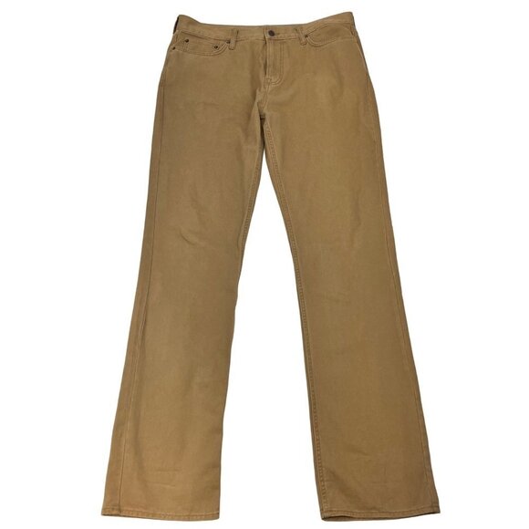 Old Navy Straight Leg Five Pocket Men’s Pants Light Brown Size 36x36 - Picture 1 of 8